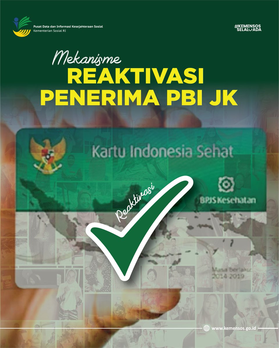 KemensosRI's tweet image. Menemukan bahwa KIS #SobatSosial non-aktif? Yuk cek mekanisme tata cara reaktivasinya di grafis berikut!