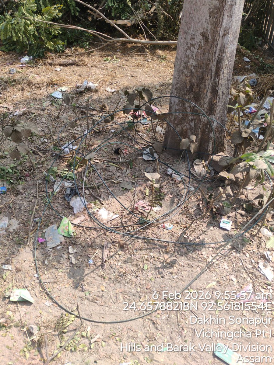 heymehbub's tweet photo. An Airtel Wi-Fi service has been down since morning, affecting the local area and causing inconvenience to the public. The issue appears to be related to a faulty/exposed cable and needs immediate attention 
Dakshin Sonapur, Vichingcha Part I,Assam
 @Airtel_Presence @airtelindia https://t.co/KQFgAsFjQW