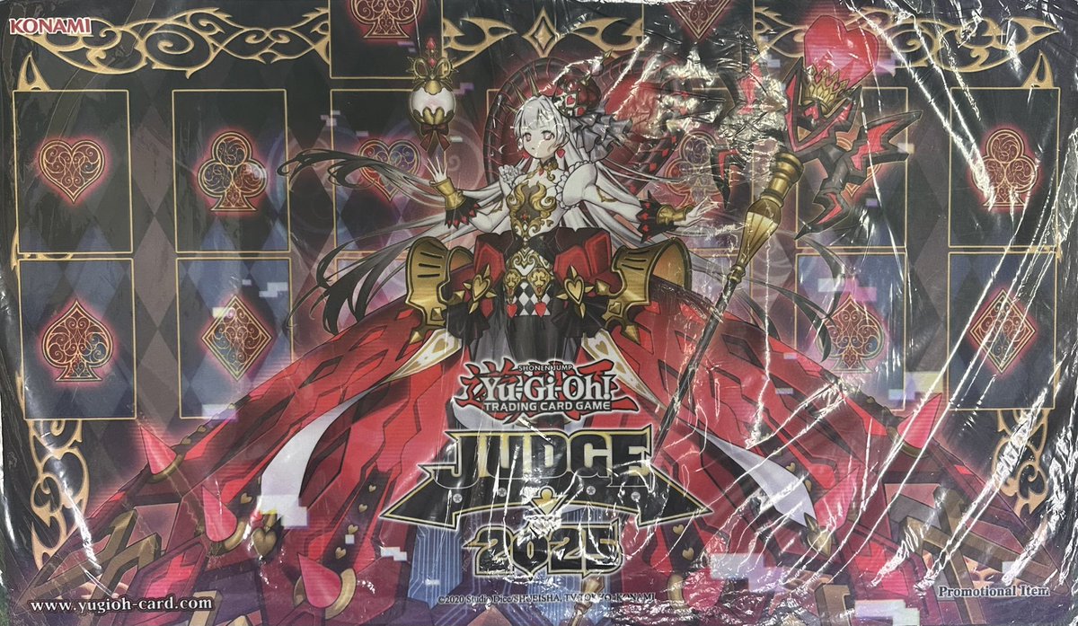 遊戯王 プレイマット】 M∀LICE＜Q＞HEARTS OF CRYPTER JUDGE 2025 未