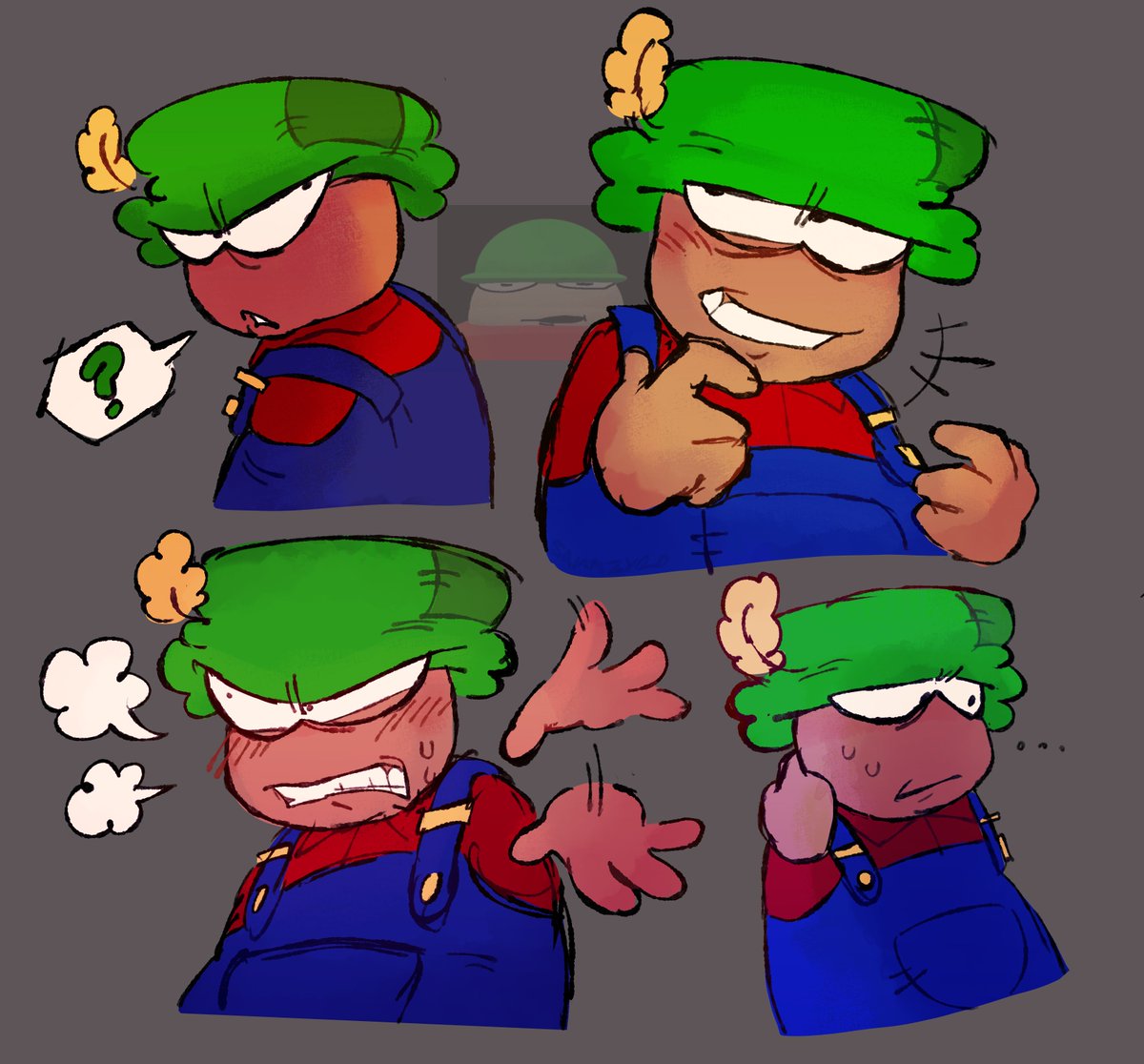 some basic bambi expression doodles #daveandbambi