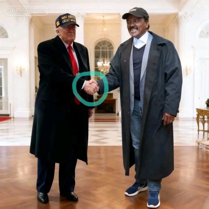 Our favourite Kenyan Presidential candidate 2027 - Kalonzo Musyoka meets Donald Trump in United States states......AI will finish you nguys!