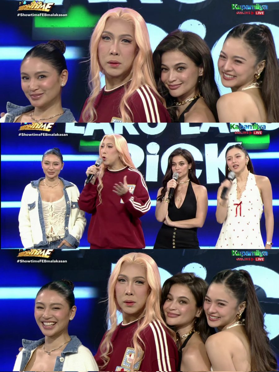 itsyounadine's tweet photo. Box Office Queens
Award-winning Actor/Actresses
Multimedia Superstars
Multitalented Artists
Queens of Different Generations

Nadine Lustre
Vice Ganda
Anne Curtis
Kim Chiu

@itsShowtimeNa @vicegandako @annecurtissmith @prinsesachinita #ShowtimeFEBmalakasan https://t.co/FH5rt6jFNI