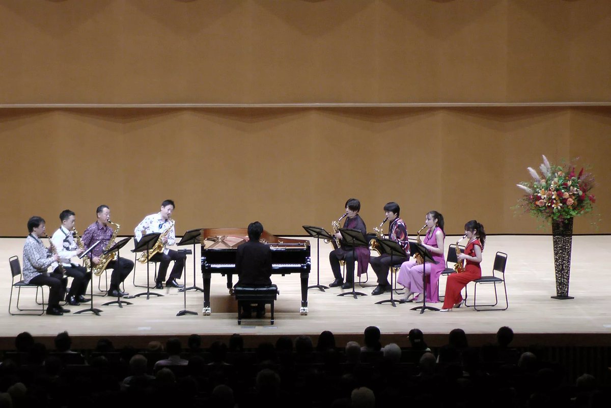saxaccord's tweet photo. 昨年、出演させていただいた #花王ファミリーコンサート の模様をHPに掲載していただきました！
その節は大変お世話になり、ありがとうございました。またいつの日か皆様にお会いできる日を楽しみにしております。
今後ともよろしくお願い申し上げます。

#Saxaccord 一同

https://t.co/a0255egIS1… https://t.co/wZ7OIdkOkG
