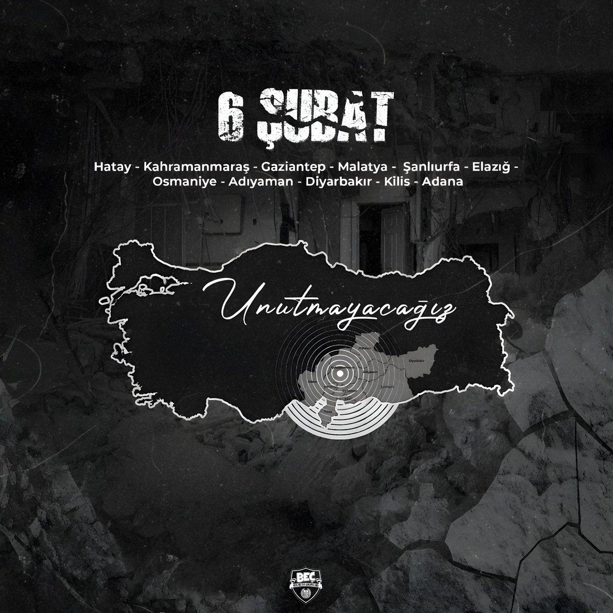 Kahramanmaraş merkezli 11 ilimizi etkileyen depremlerde hayatını kaybeden vatandaşlarımızı rahmetle ve saygıyla anıyoruz.
