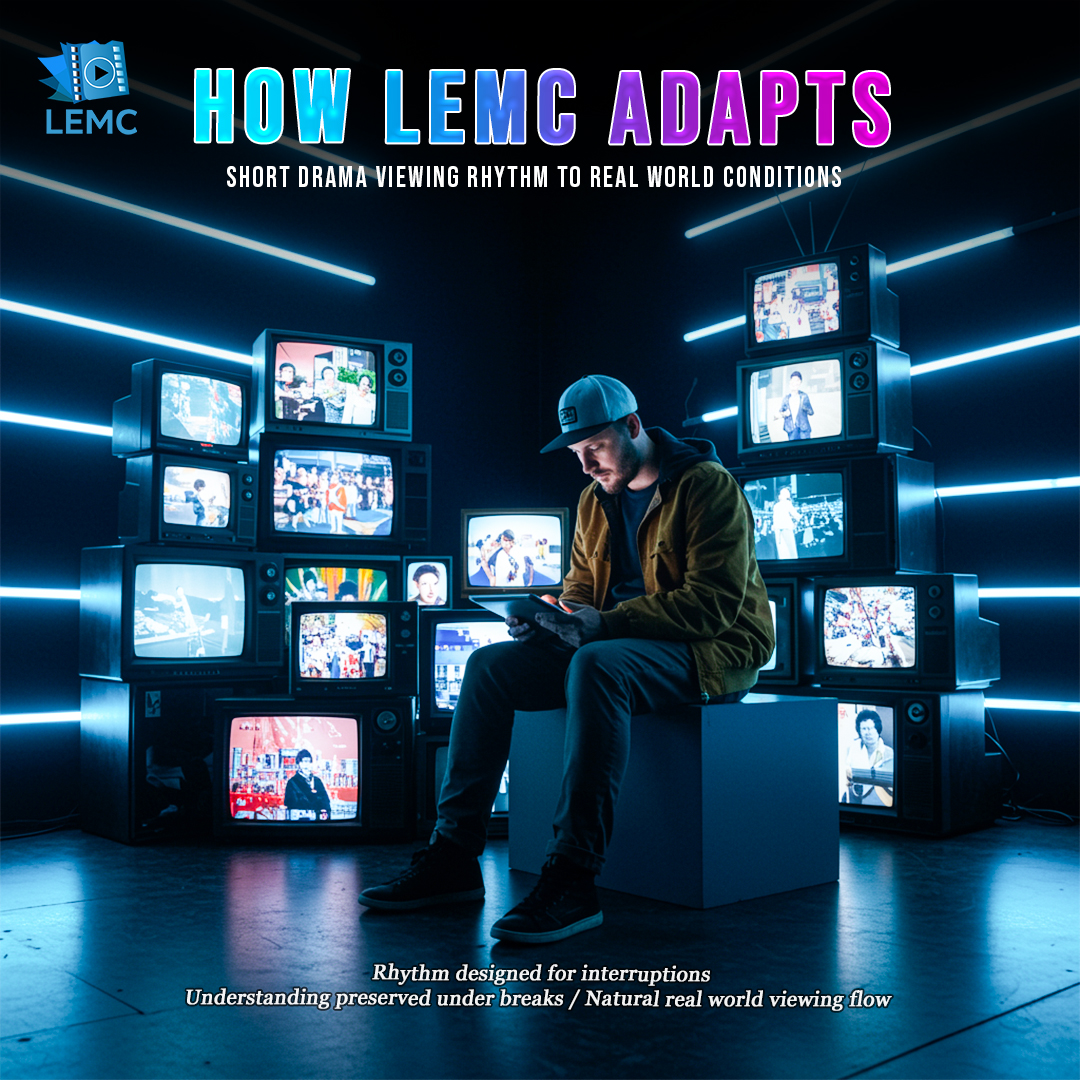 LoopLabEMC's tweet photo. How LEMC Adapts Short Drama Viewing Rhythm to Real World Condition
✅Rhythm designed for interruption
✅Understanding preserved under break
✅Natural real world viewing flow
#RealWorldViewing #AdaptiveRhythm #ShortDramaDesign #FragmentedViewing #SeamlessContext #BufferLogic https://t.co/EZDeadkG5G