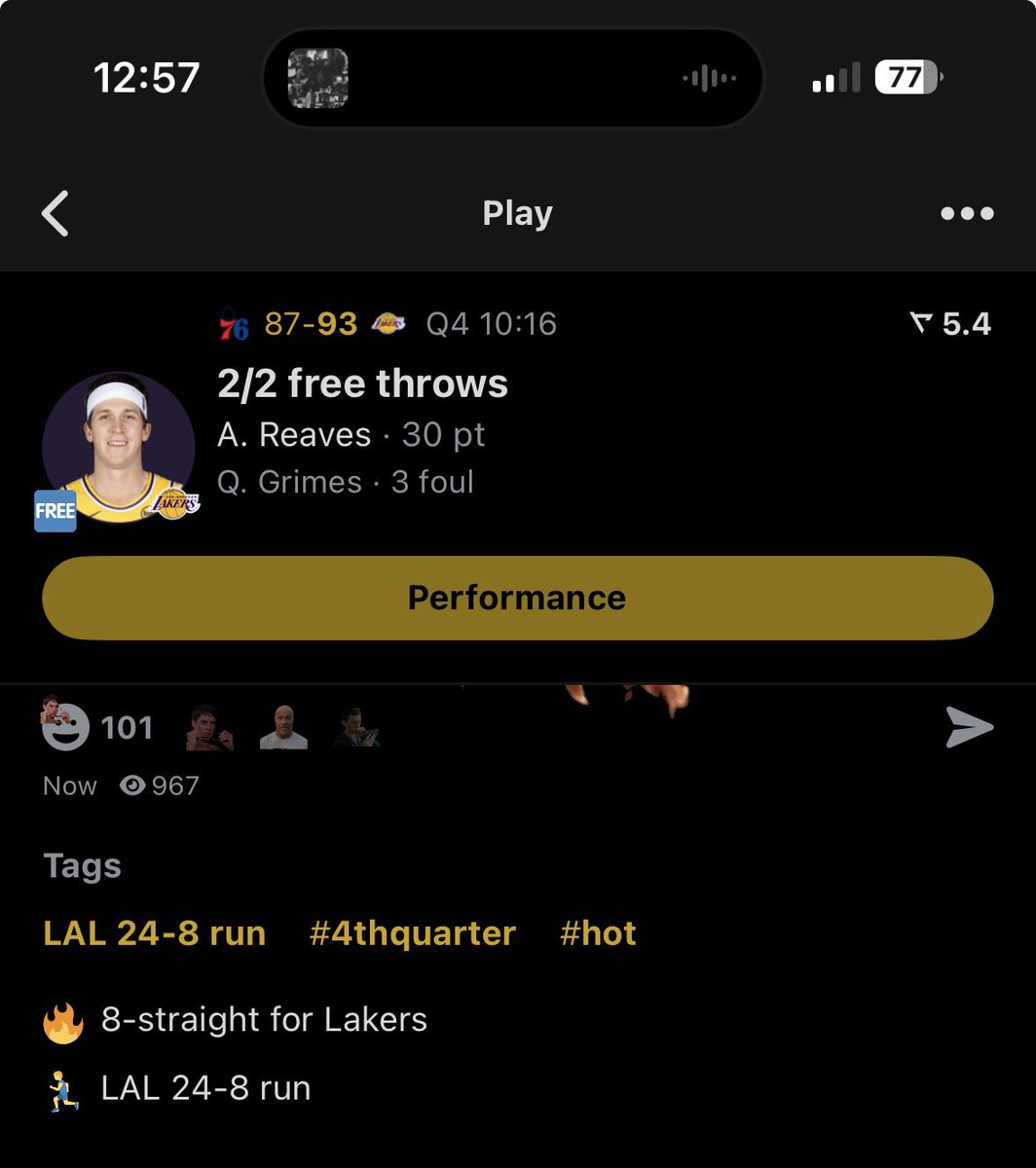 ghostscrollz's tweet image. Called it,easy 30pts for the baby goat Reaves!!