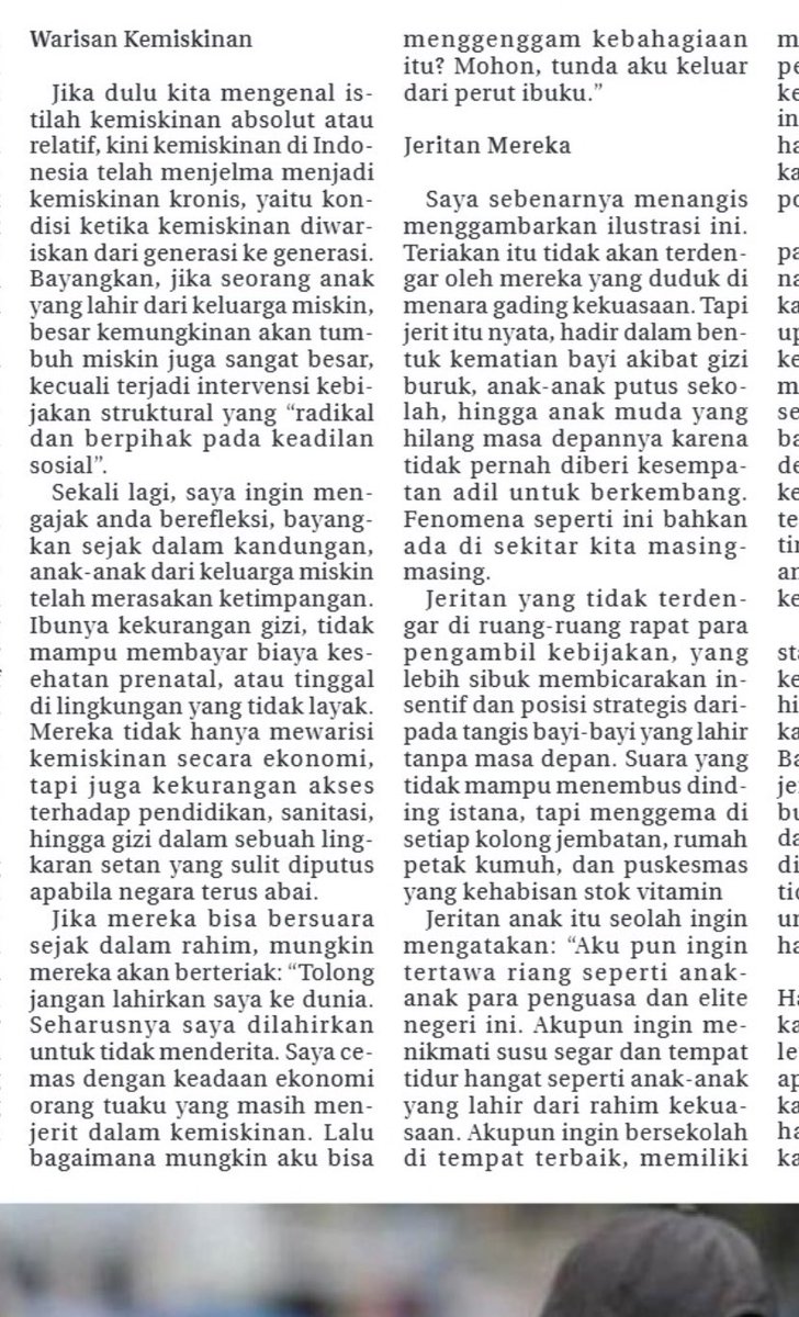 nicholasmartua's tweet photo. @insidefolkative Kasus ini sebenarnya alarm keras bahwa kemiskinan struktural itu nyata 😢 Teringat judul opini saya: “Menderita Kemiskinan Struktural Sejak dalam Kandungan.” Pahitnya adalah kemiskinan tidak tercatat dalam data, namun jeritan bayi-bayi itu nyata 🙏☹️ https://t.co/9K6clC9AfQ https://t.co/1dsKlhVBB8