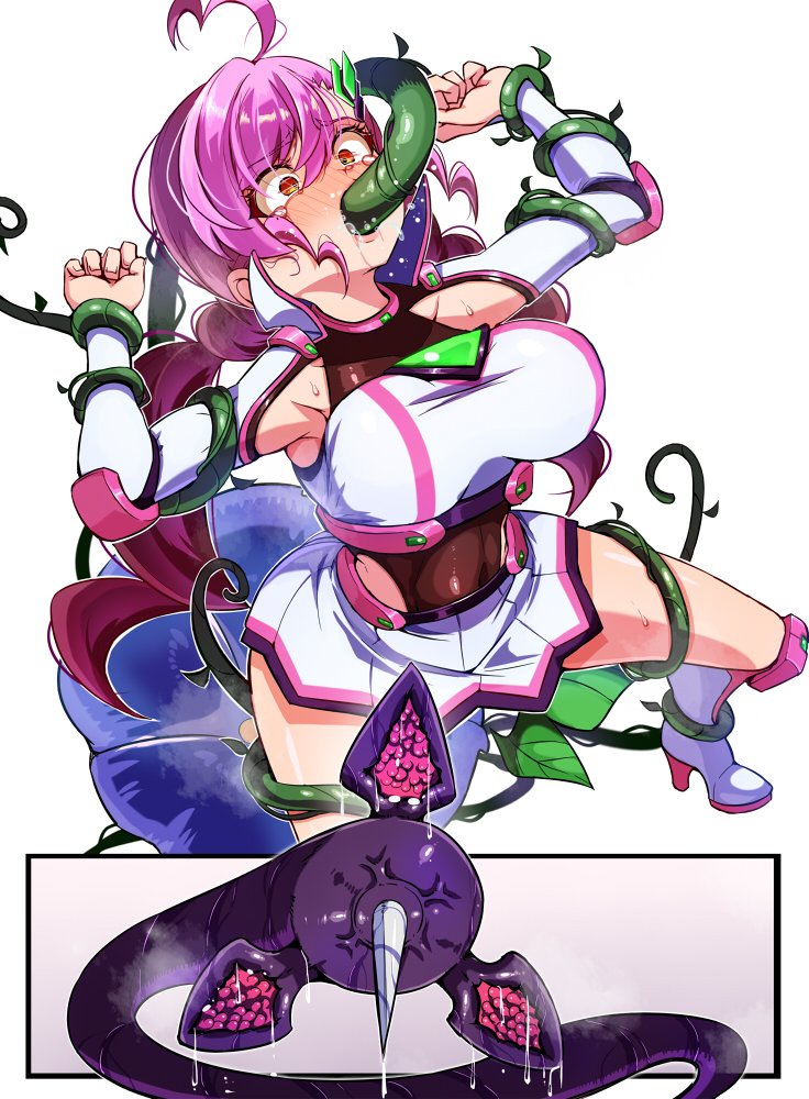 なんかこうグパァ…ってなってる触手くんを触手まみれのヒロインの下に設置するとえちち期待値が上がるという風潮。
ヒロインと触手くん、双方が最大限のパフォーマンスを見せることが大事なんやね 