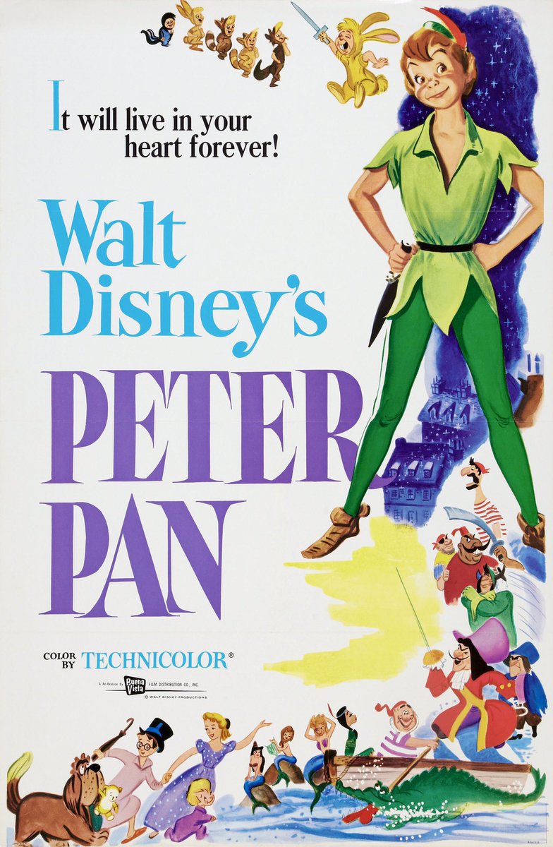 FilmNewsNos's tweet photo. 🎬MOVIE HISTORY: 73 years ago today, February 5, 1953, the movie ‘Peter Pan’ opened in theaters!
#BillDriscoll #MargaretKerry #KathrynBeaumont #PaulCollins #TommyLuske #HansConried #HeatherAngel #BillThompson #HamiltonLuske #ClydeGeronimi #WilfredJackson @Disney https://t.co/vUSeddwcKK