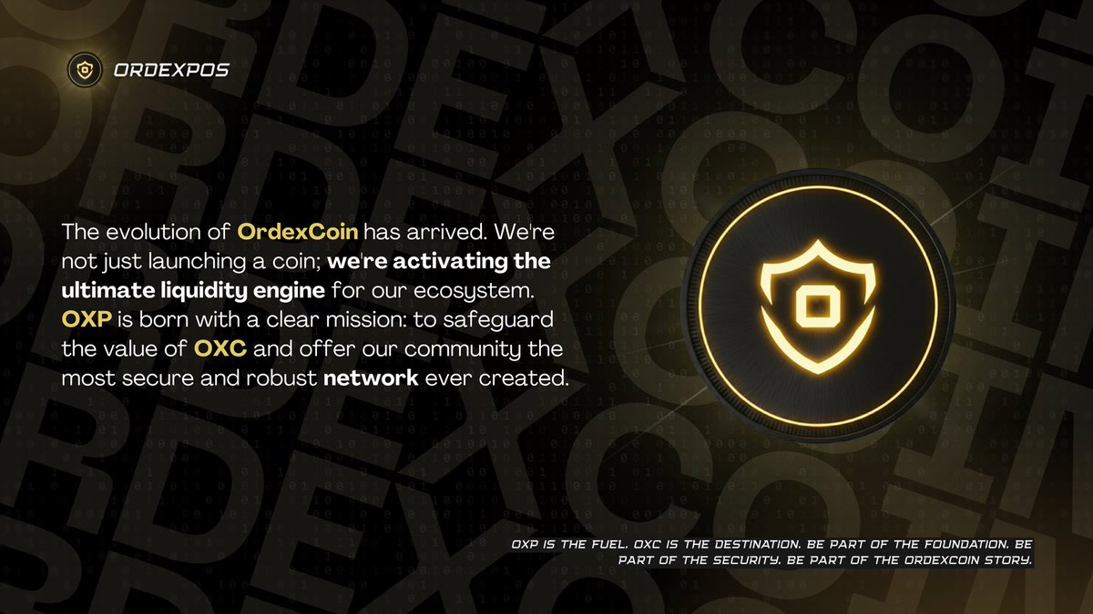 OrdexNetwork's tweet image. Our economy is advancing and not stagnating in the same traditional system of useless currencies. 🚀 OXP (OrdexPos) is born within the Ordex Network.

#OrdexPos #OXP #PoS #CryptoCommunity