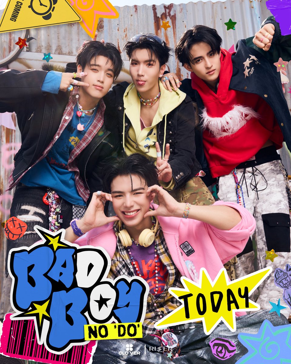NOT THAT BAD😏🍀
CLO'VER - Bad Boy No 'DO'
#️⃣BadBoyNoDoCLO_VER_MV

📍 TODAY | 8 PM (ICT)
🎧 All Streaming Platforms
🔗 Official MV | YouTube : RISER MUSIC

#CLO_VER
#BadBoyNoDoCLO_VER
#RISERMUSIC