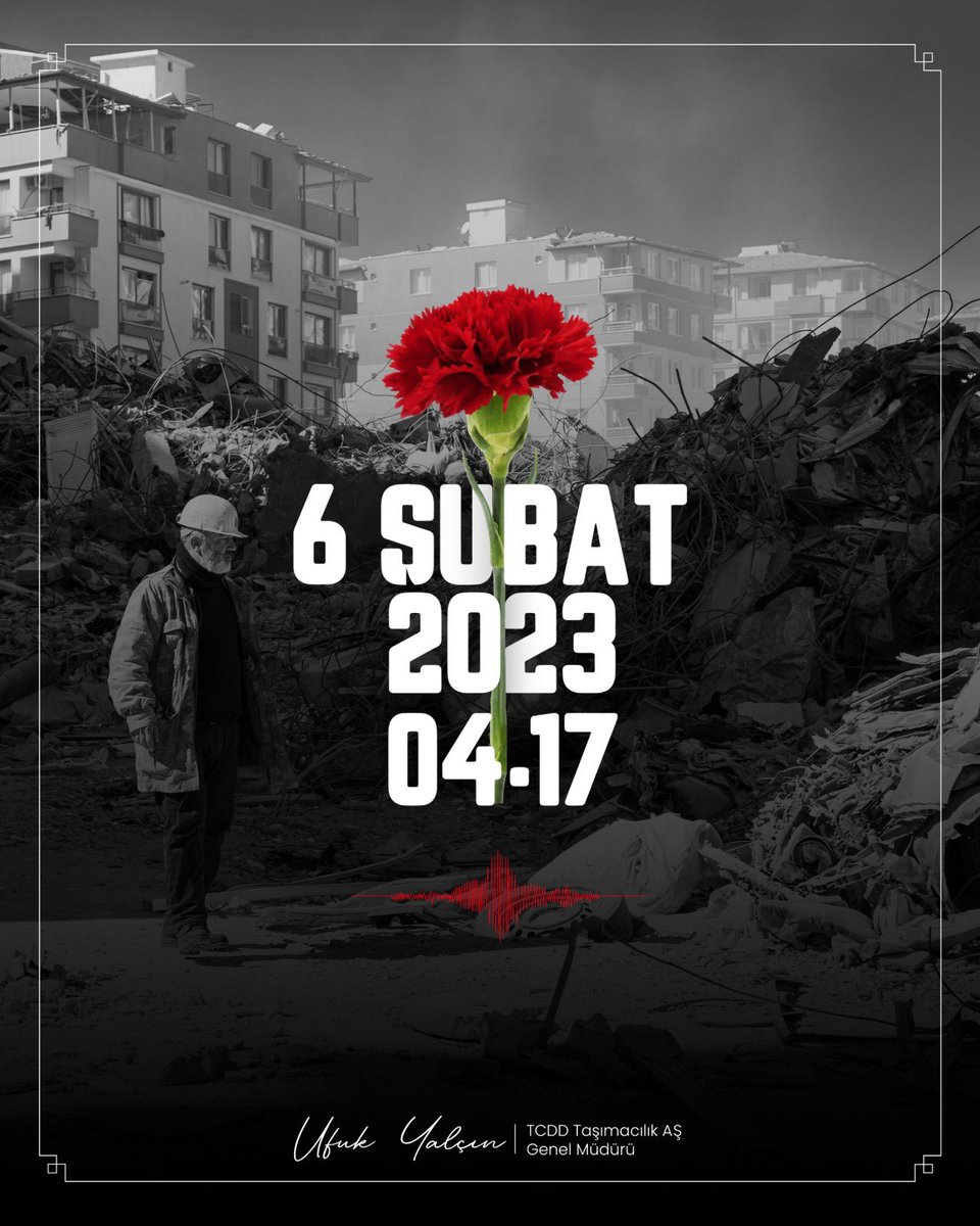 6 Şubat’ı her hatırladığımızda göğsümüzde yerini belli eden o ince sızıyı hâlâ yaşıyor, yitirdiğimiz binlerce insanımızın kaybının ağırlığını hâlâ derinden hissediyoruz. 

6 Şubat’ta meydana gelen ve 11 ilimizi etkileyen depremde hayatını kaybeden vatandaşlarımızı rahmetle