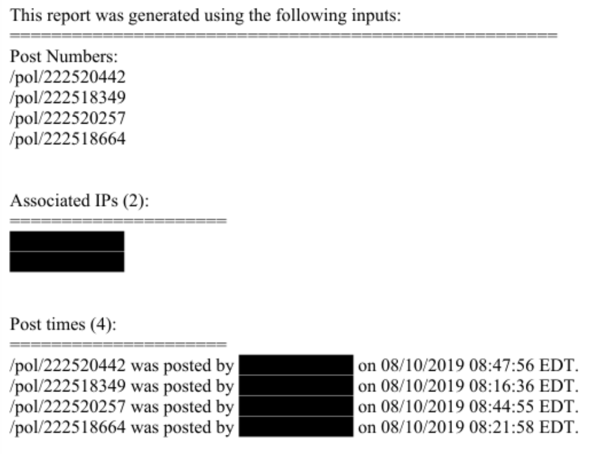 xamnidar's tweet photo. @Heatherc_77 The timestamps on page 20 of that document indicate that Grijalva did not post 222520257. His records showed up because he wrote the three other posts referenced on page 3. https://t.co/2i2lvgMahv