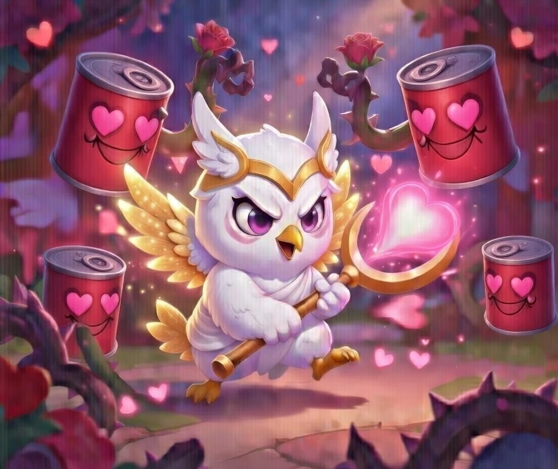 CKropek88478's tweet photo. Cupid Owlrus is here to capture the hearts of everyone!💘
The attack's heart-shaped piercing will charm anyone who comes through, even if they are mean💞. Definitely the glacier that matches you with your love on the field!
#defenGo
@staika_official @DefenGoapp https://t.co/l6re5WhxYn