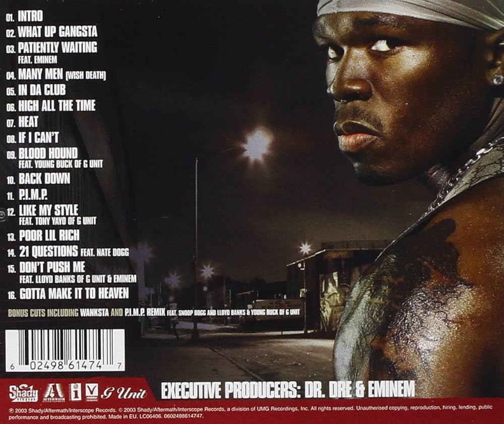 23 years ago today, 50 Cent released his debut album ‘Get Rich or Die Tryin’’ (2003) 💿

Favorite track(s) on this project?