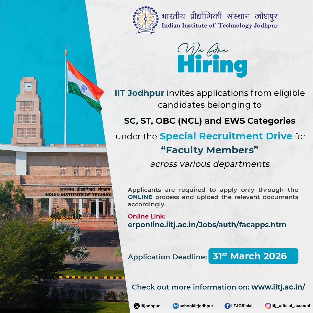 Indian Institute of Technology Jodhpur tweet media