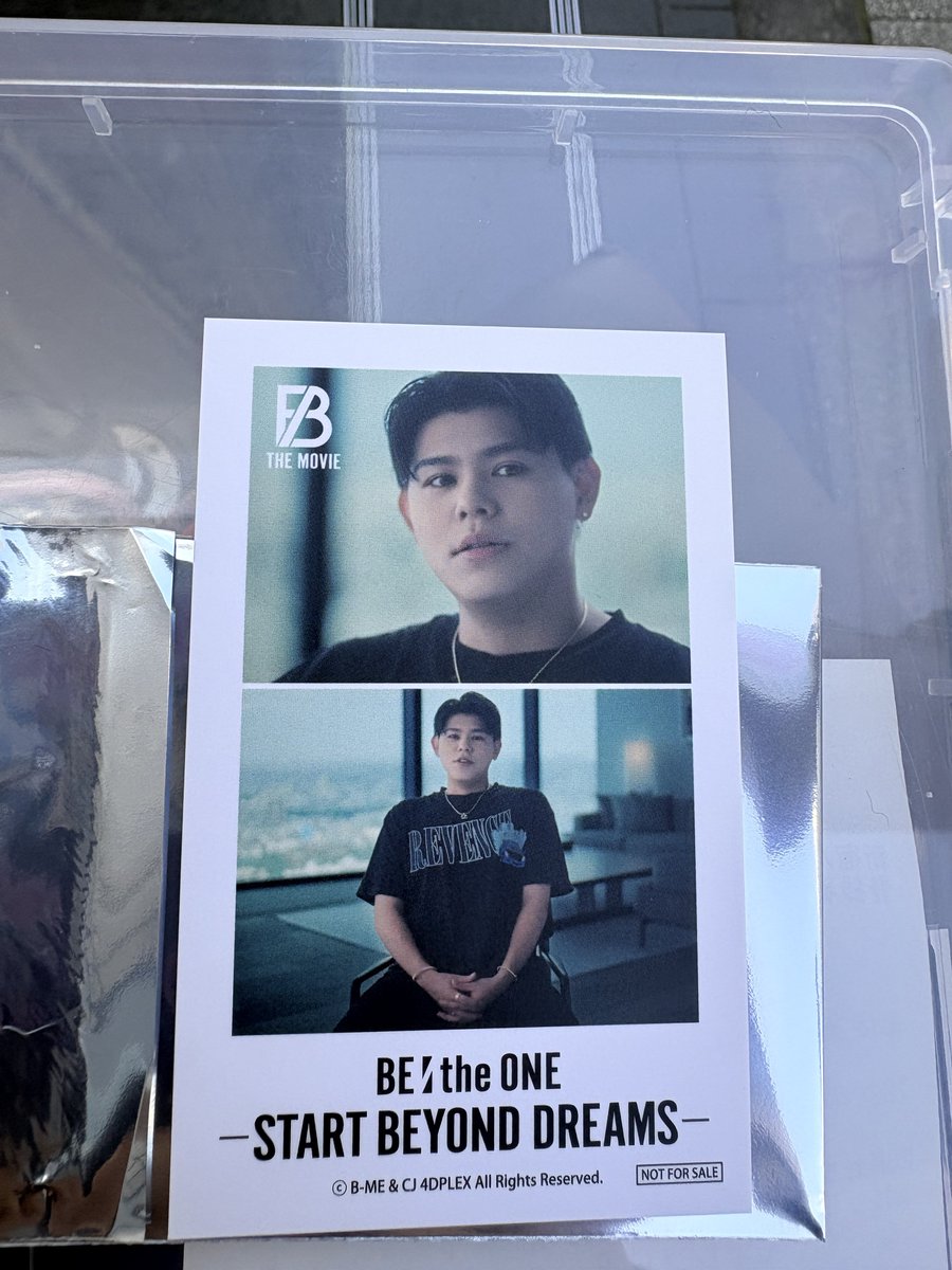BE:FIRST BE:the ONE -START BEYOND DREAMS- 入場特典第1弾 フォト風