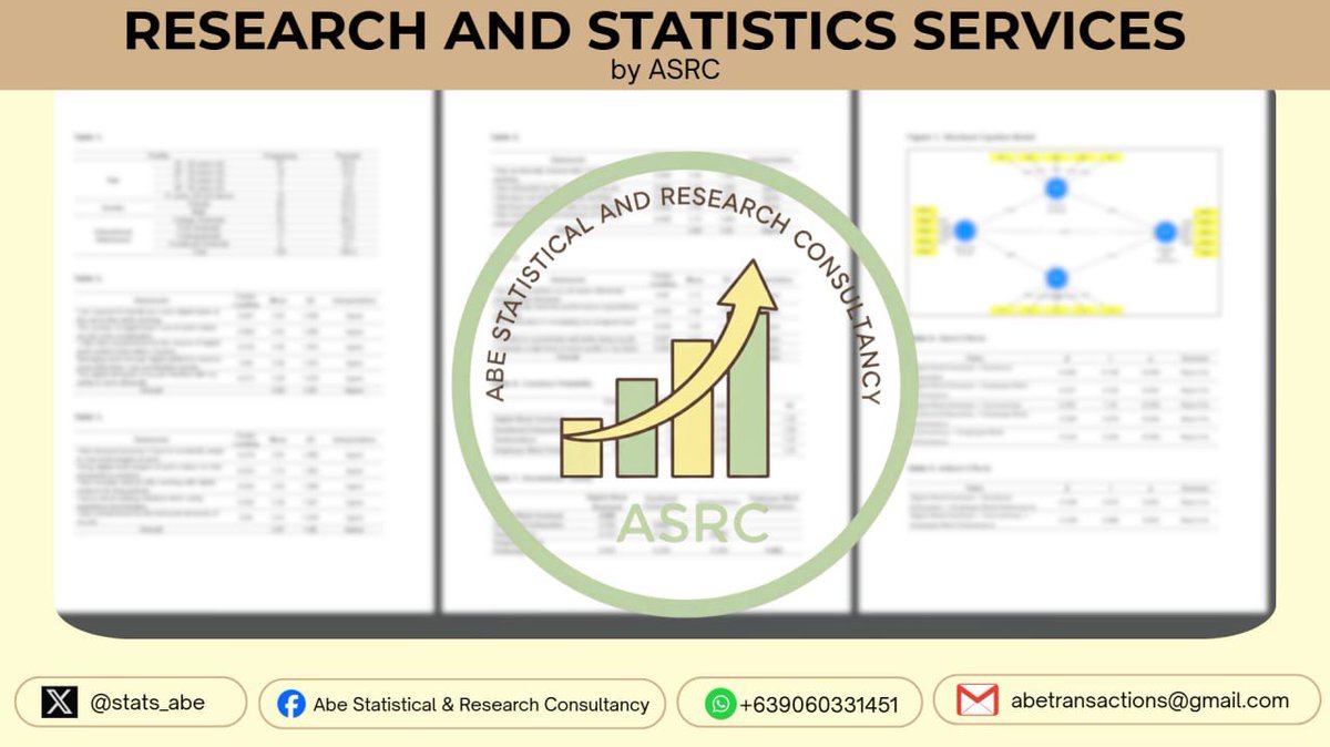 Abe Statistical & Research Consultancy tweet media