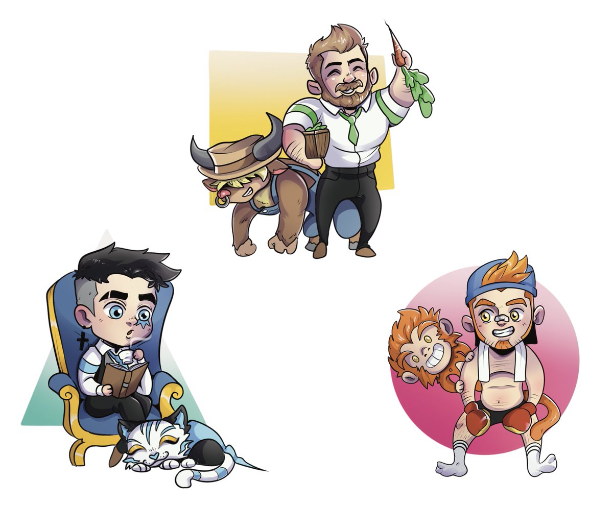 Reward keychain arts for the supporters