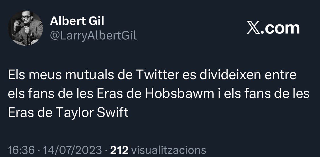 És una llàstima que en anglès siguin les "ages" i no les "eras" perquè el potencial per fer-ne bromes seria infinit