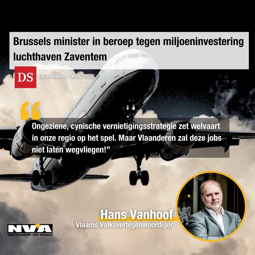 Cynischer kan niet #intriest 
Hub 3.0 project met betere verbinding luchthaven #Zaventem met trein &amp; tram, aangevochten door Maron (Ecolo) 
Vlaamse jobs &amp; welvaart op het spel gezet, maar eigen verpletterende verantwoordelijkheid in Brussel ontwijken #fautlefaire
<a href="/NVA_VlaParl/">N-VA Vlaams Parlement</a>