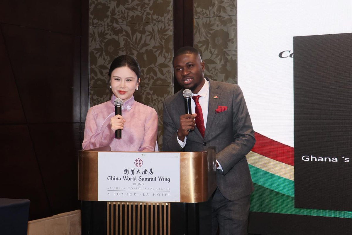 TettehDjemMiW's tweet photo. Today I had the privilege of hosting a press soiree organized by the Ghana Embassy in Beijing - China. Ghana's 69th Independence Day Celebration.
The Mission engaged over 120 Chinese media firms.
#GhanaChina 🇬🇭🇨🇳
#MissionAbroad
#CelebrityPastor
#ManInWhite https://t.co/VFpZY6SnW3
