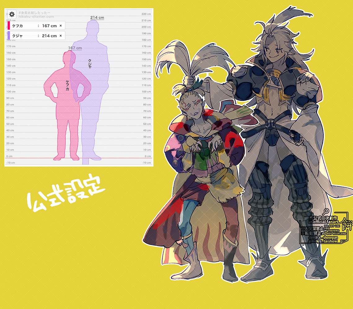 mckrs_showgun's tweet image. 3Dモデルが明らかに体格盛ってる167cm48kgのおっさん＆弟同様に身長をナーフされてるお兄さん

の本来の姿