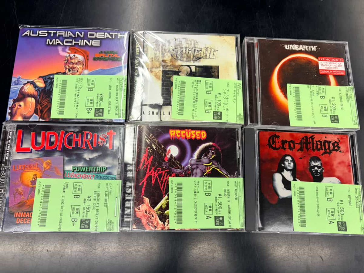 新着中古情報💿】 HARD ROCK/HEAVY METALやMET.. | ディスクユニオン