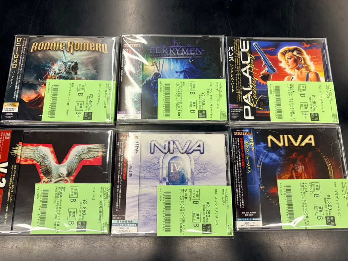 新着中古情報💿】 HARD ROCK/HEAVY METALやMETALCORE/HARDCORE