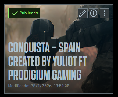 Por si no cabia duda...

Este fin de semana se vuelve a abrir el servidor,  <a href="/THEGARCIASTEAM/">YULIOT</a> en colaboracion de <a href="/ProdigiumGaming/">Prodigium Gaming</a> , en #Battlefield6

Hemos añadido algunos cambios en rotación, espero que les guste!

Nos vemos a partir de mañana  a las 17h ESP 🤠
