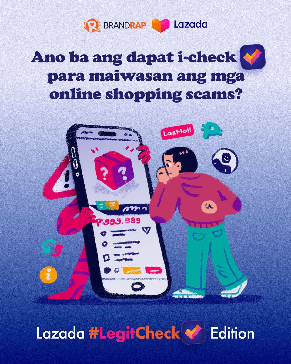 rapplerdotcom's tweet photo. How do you #LegitCheck if an online purchase is safe? 👀 Before adding to your cart and checking out, it helps to slow down and look for the right signs. 

Here are 5 #LegitCheck steps that can help save you from online shopping scams. #BrandRap https://t.co/X9F0EcrLe6