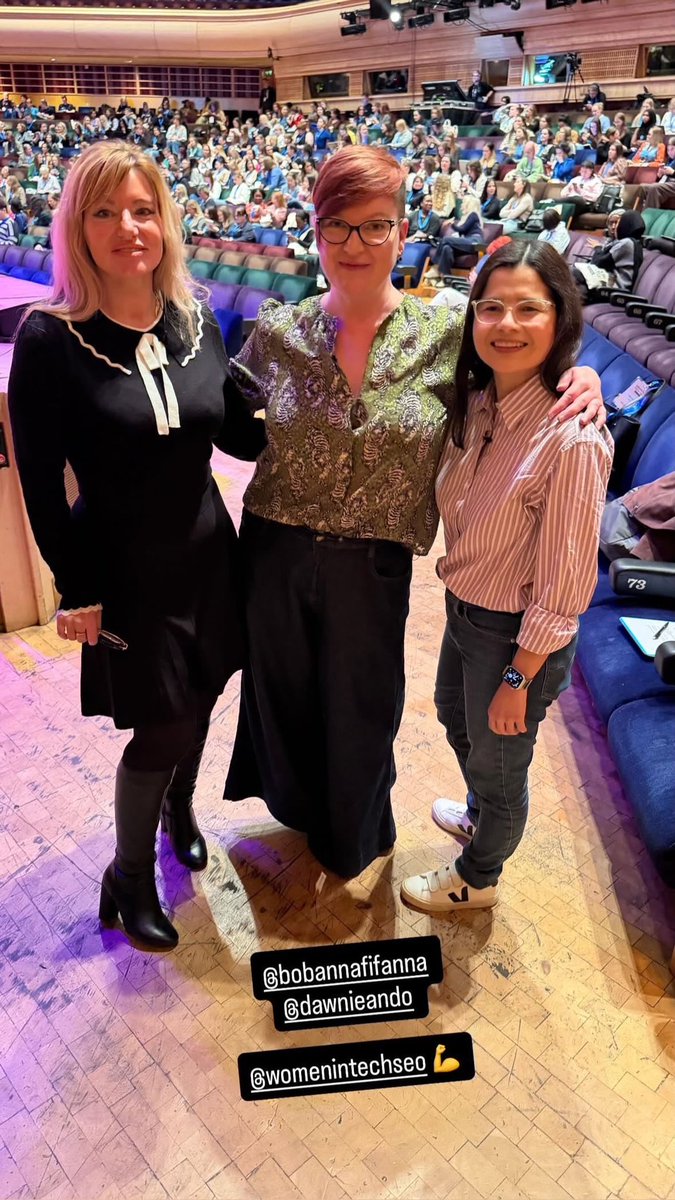 dawnieando's tweet photo. Such amazing vibes at #WTFest yesterday. It was my first Women in Technical SEO event and it most certainly won’t be my last. What an effervesent community. Such enthusiasm and energy. Great to present in the session with Aleyda Solís with excellent MC from Hannah Smith ❤️❤️❤️ https://t.co/CjbbX8ZPqj
