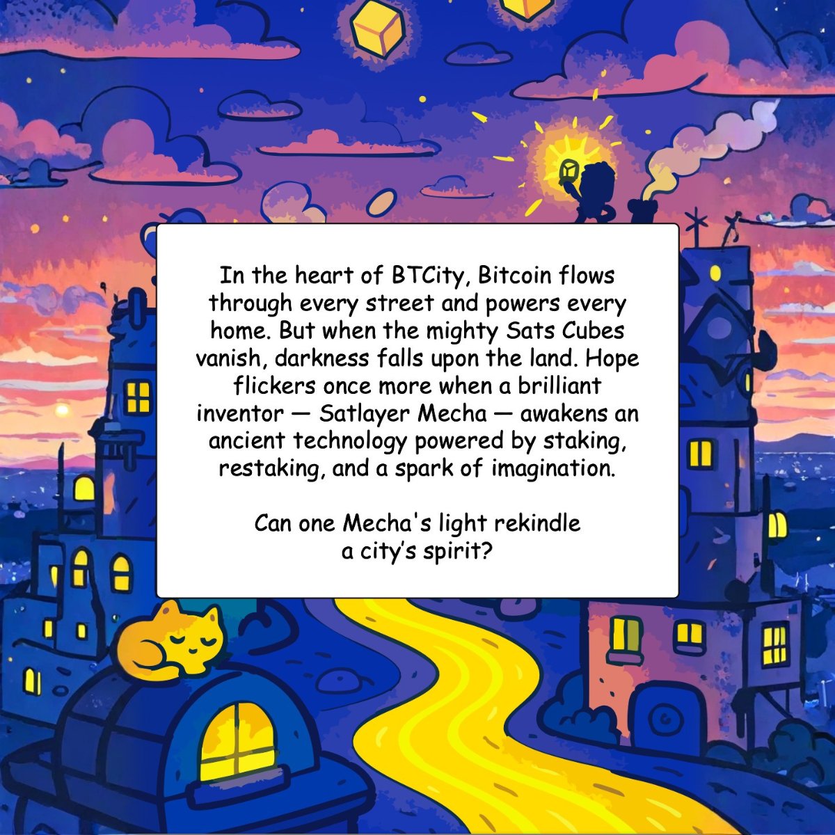 satlayer's tweet image. in Bitcoin we trust 🟨