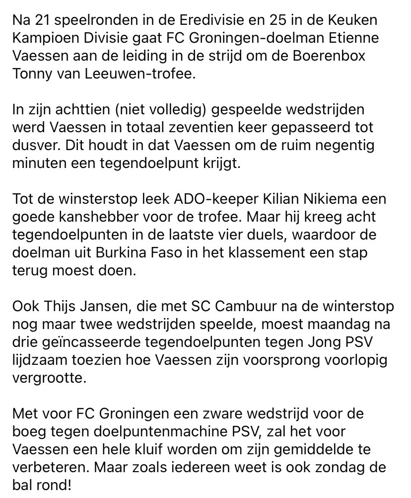 Supportersvereniging FC Groningen tweet media