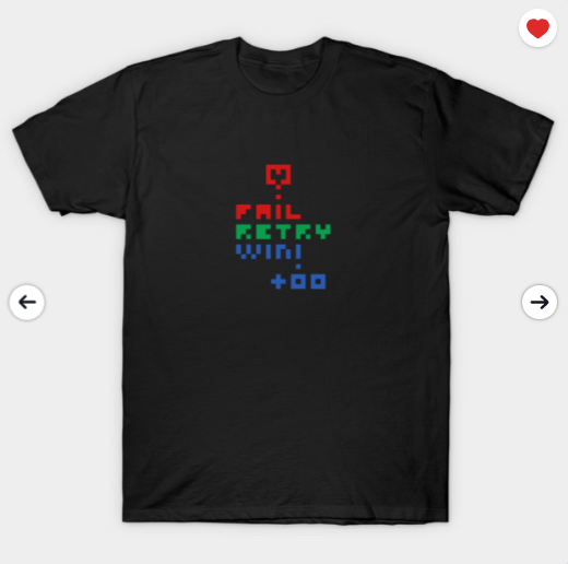 Love is in the air gamers! If you are a retro gaming lover please check this amazing nostalgic t-shirts and feel free to support homebrew games development! 😍🎮

teepublic.com/user/projectdr…