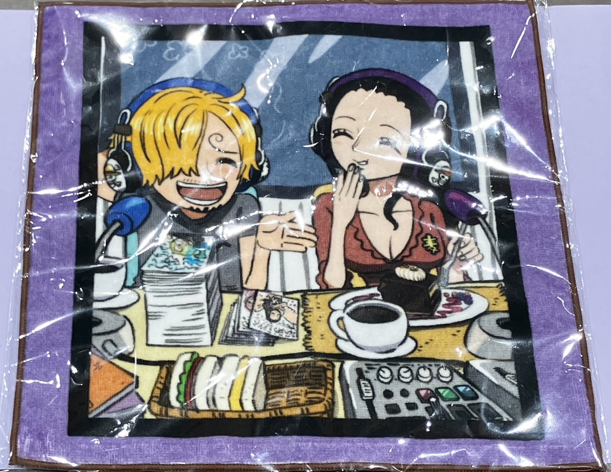 おすすめ商品】 麦わらスペース ハンドタオル サンジ/ロビン 各880円