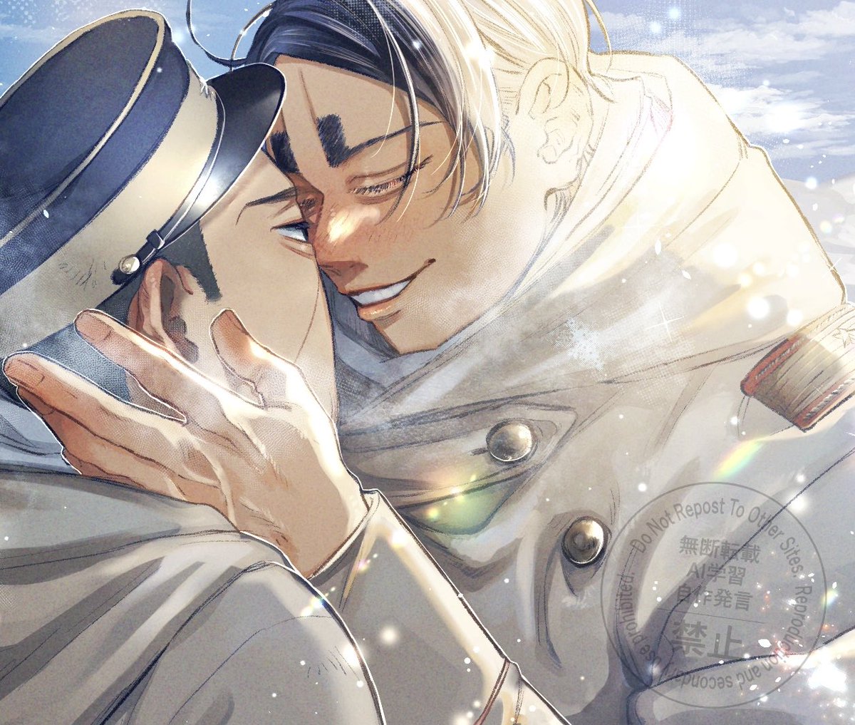 #ひらいて赤ブー
 #少尉殿につきっきり

🎏登×🌙島 ずっと好きです…末永くよろしくお願いします❄️