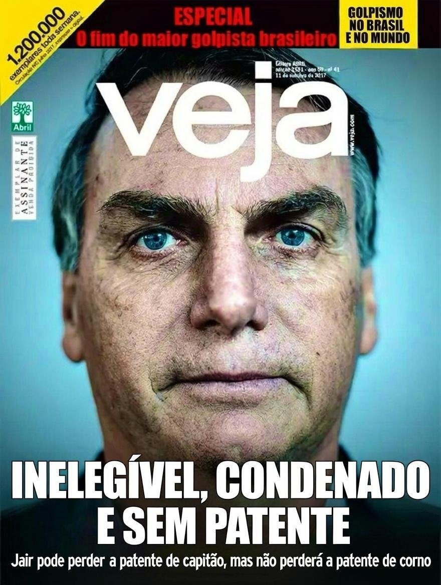 Esta capa da revista Veja é desta semana ? #RevistaVeja