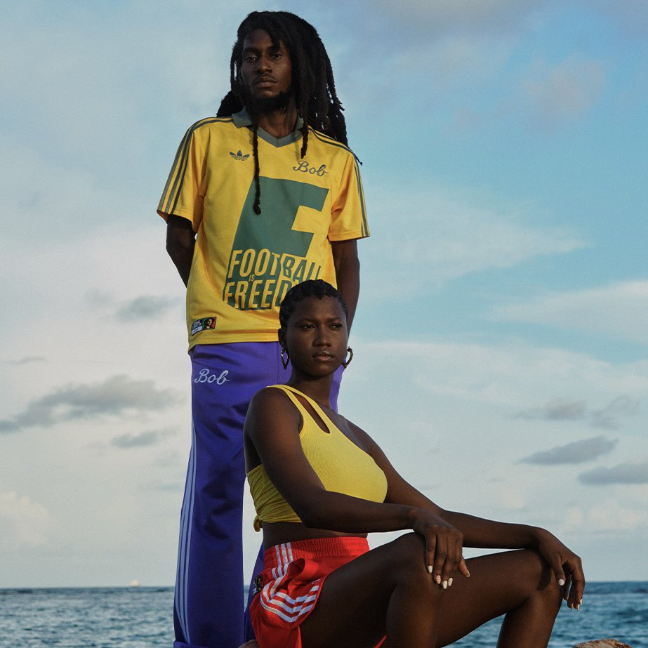 football is freedom. ⚽️🇯🇲

the adidas x Bob Marley Foundation capsule collection is available now.