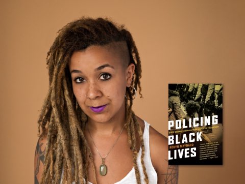 <a href="/Ebonicmorgan/">eb.</a> <a href="/afuacooper/">afua cooper</a> <a href="/AndreaVasquezJ/">Andrea Vásquez Jiménez</a> <a href="/PoliceFreeSch/">PoliceFreeSchools</a> Day 5/
Robyn Maynard is a Black feminist writer, educator, grassroots activist, and abolitionist scholar based in Toronto. Her work focuses on intersectional racial justice, state violence, and the history of anti-Black racism in Canada. <a href="/policingblack/">Robyn Maynard</a> 
#BlackHistoryMonth2026