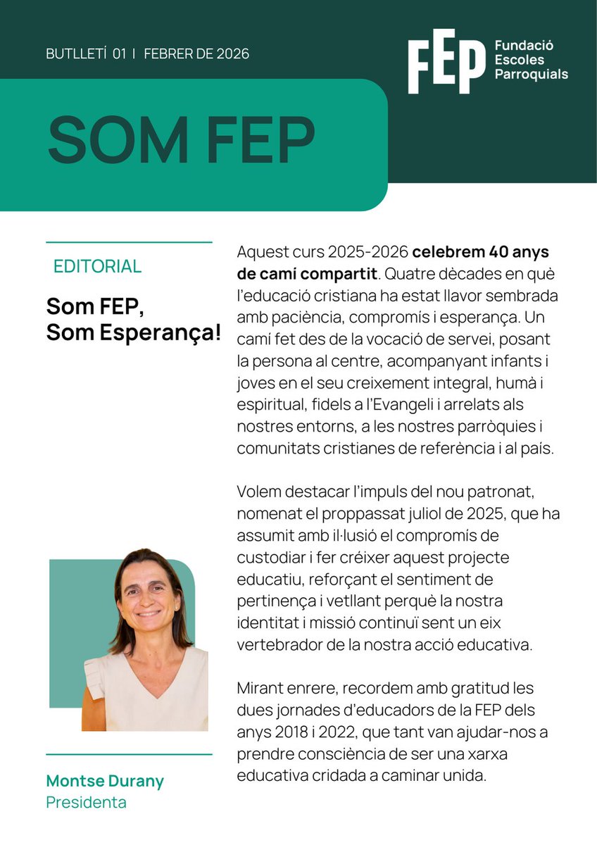 Fundació Escoles Parroquials tweet media