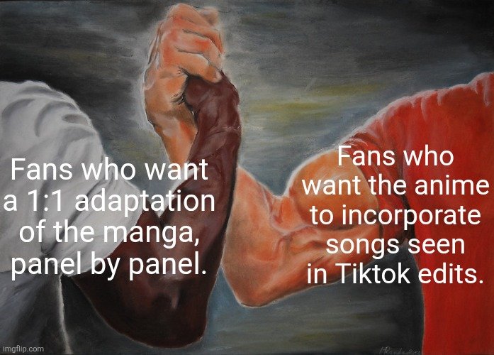 Two kinds of people moaning about the JJK anime atm.