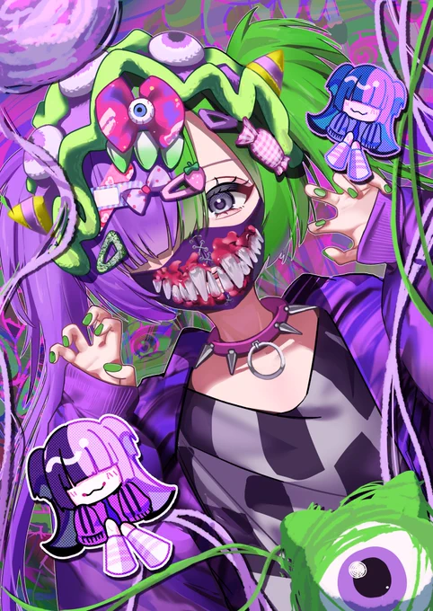 ねるねさん( '꒳`*) (原宿デコラさん勝手にファンアート)