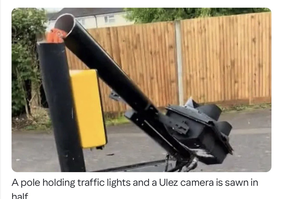 Big Brother loses his sight

England is on the verge of shutting down the World Economic Forum's "15 Minute Cities" programme after almost all the cameras were destroyed and 50,000 people refused to pay the fines.  Cameras cannot be protected if the police refuse to take action.