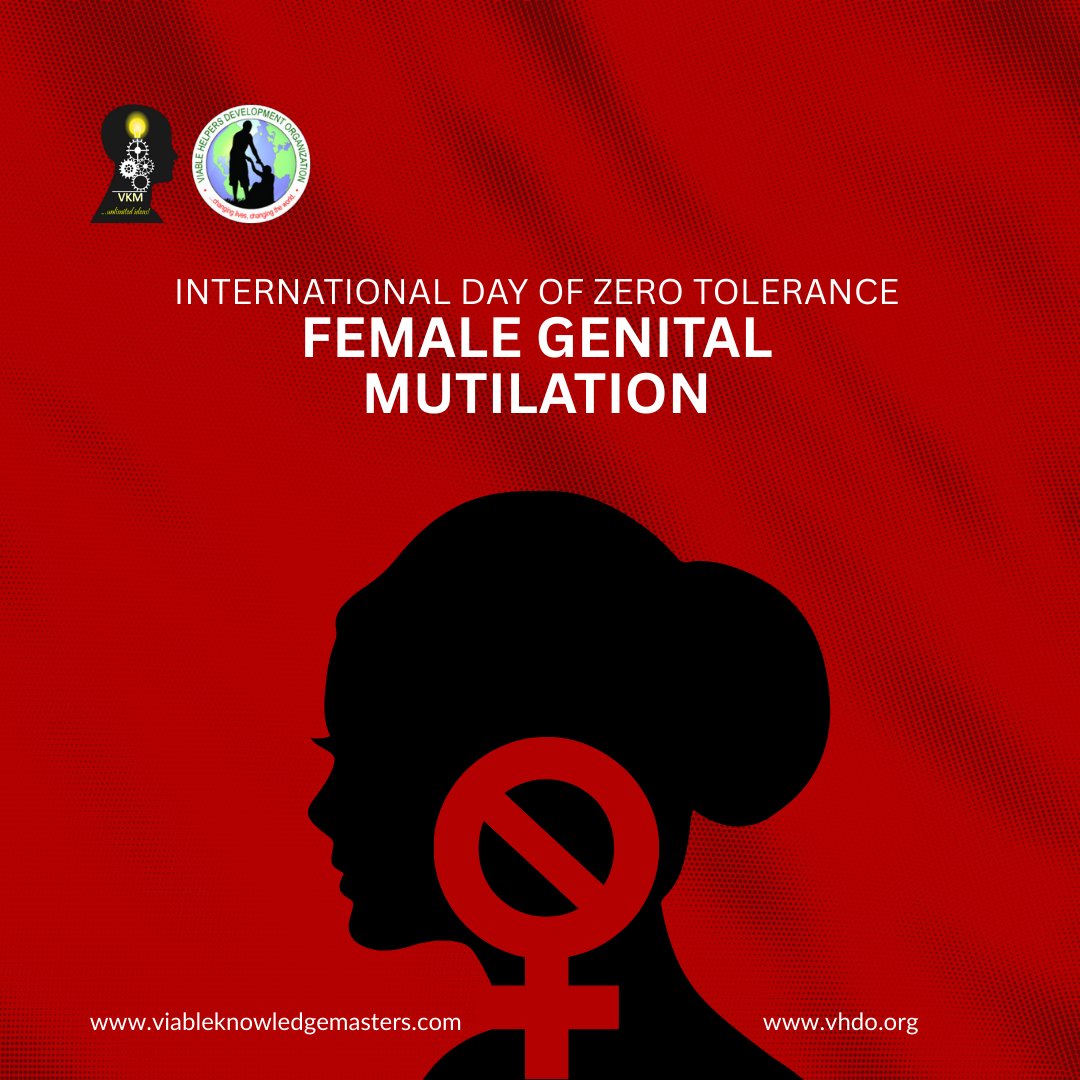 Female Genital Mutilation is a human rights violation affecting millions globally. As we approach 2030, we must act with unwavering dedication.

Education, advocacy &amp; community engagement are powerful tools for change. We join millions worldwide to say NO to FGM
#EndFGM