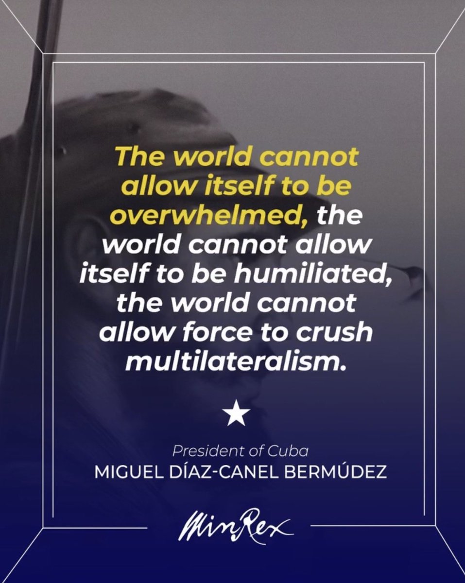 خطاب متلفز لرئيس جمهورية #كوبا، ميغيل دياز كانيل بيرموديز