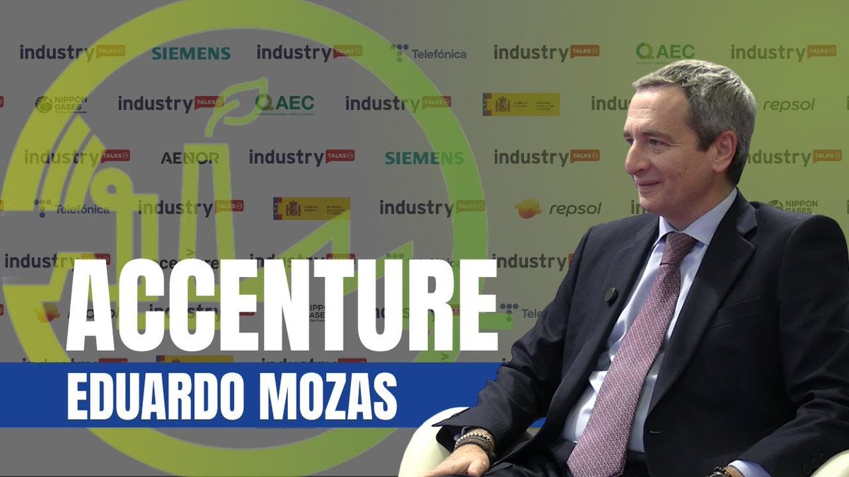 🔴#tvTALKS | 📹 Eduardo Mozas, @ACCENTURE: “Estamos en un momento de máxima incertidumbre en la industria y en España“ 👉🏼 ¡𝐃𝐚𝐥𝐞 𝐚𝐥 𝐩𝐥𝐚𝐲! ▶️  youtube.com/watch?v=1XVL32… #GoIndustry🚀