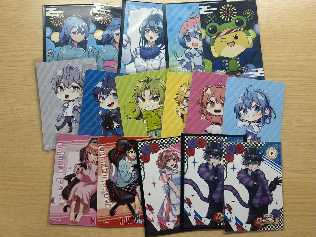 otomesandayon's tweet photo. 【交換】カラフルピーチ からぴち 展示会 ミュージアム トレーディングカード

譲）画像 🎸 🐑 ⚡️
　  ���去物 ❄️ 🐸 🐑 🌷 ⚡️ 🍪 🍗

求）だるま 🦖

都内手渡し可能です。

#からぴち︎グッズ交換 https://t.co/SxlDehVr3z