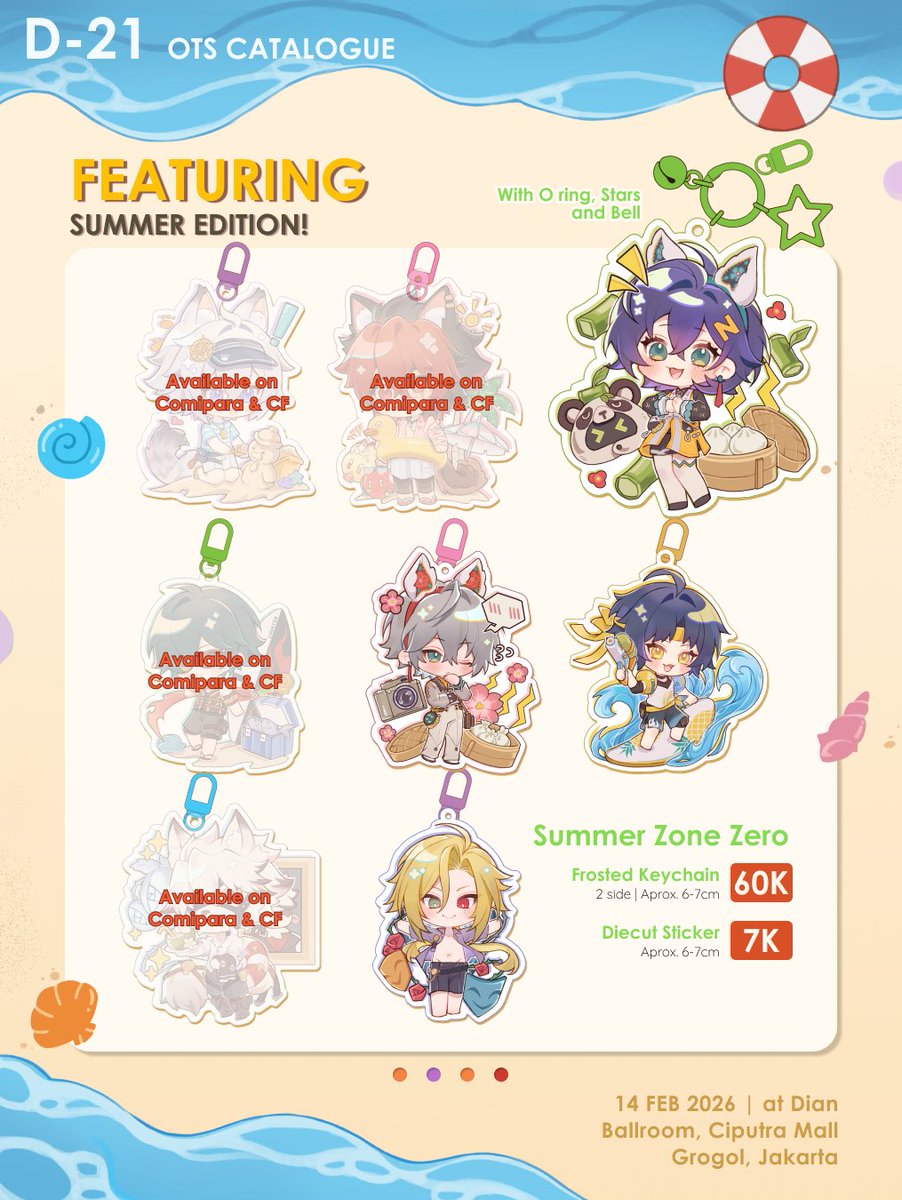 kagurinne's tweet image. 📼ZZZero &amp;amp; Arknight♟️
Keychain | Acrylic Block | Artprint  | Sticker

Out of stock ZZZero Acrylic charm available in sticker‼️