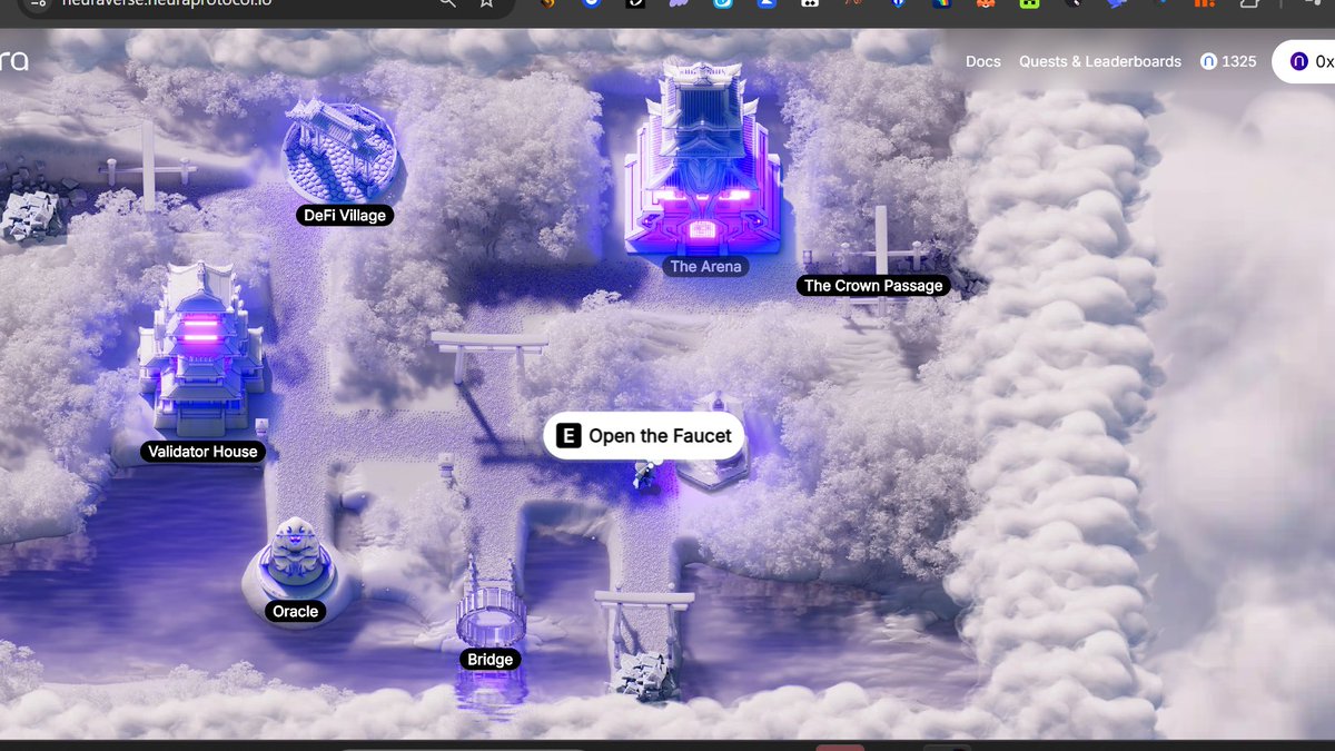 Learn_web3x's tweet photo. Neuraverse
1 Daily Login 2 Visit All Map Locations in a Week 3 Claim Tokens Using Faucet
#sendlink https://t.co/HaRa6wAFBC
